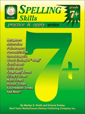 cover image of Spelling Skills, Grade 7
